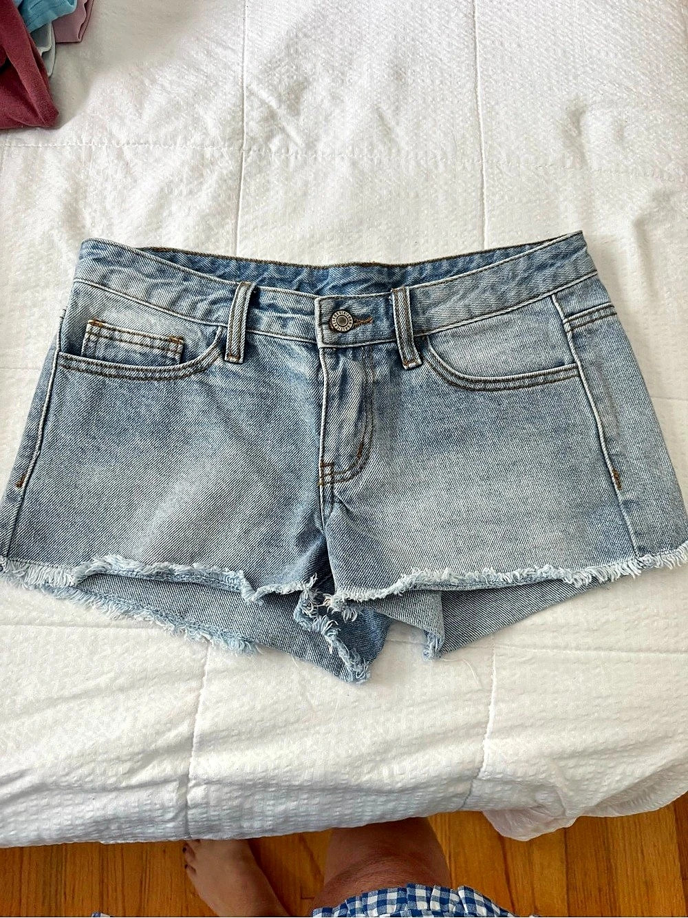 J. GAULT Denim Shorts Denim Jean Shorts in Blue Size Small